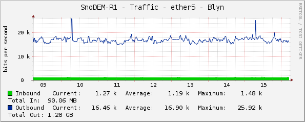 SnoDEM-R1 - Traffic - ether5 - Blyn