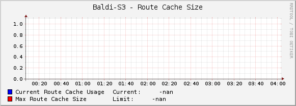 Baldi-S3 - Route Cache Size