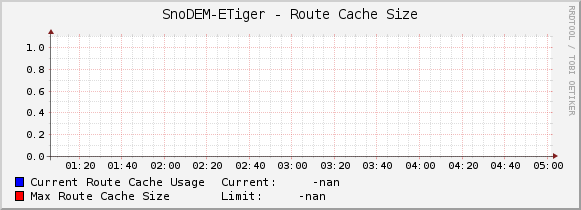 SnoDEM-ETiger - Route Cache Size