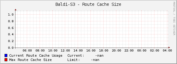 Baldi-S3 - Route Cache Size